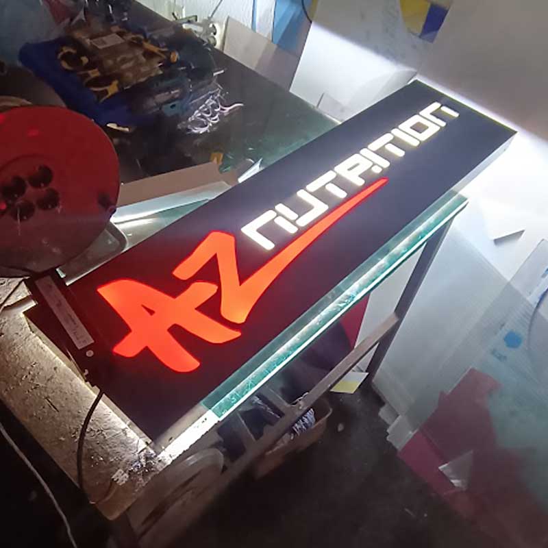 svetleća reklama od alubonda